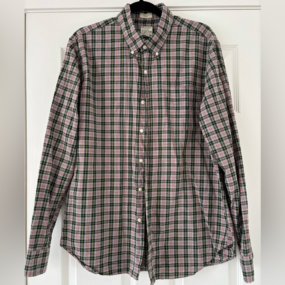 J. Crew Classic Plaid Men's Shirt